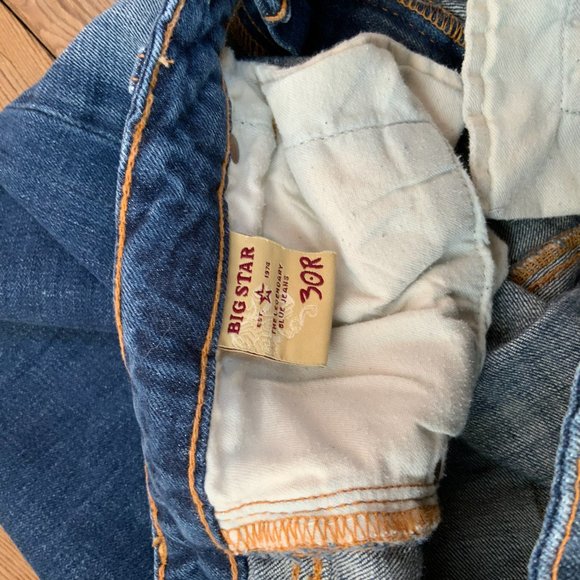 Big Star Nina, Mid Rise Straight Leg \ Size 30 - Picture 4 of 12